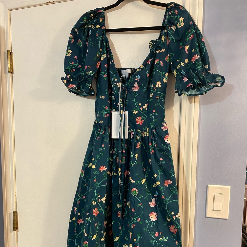 Hill house Ophelia dress size medium in moody floral